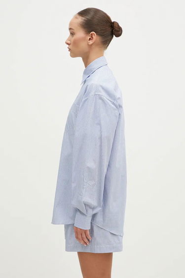 Skjorte Sporty & Rich Relaxed Fit Shirt Blå | SI006S409SN, 1