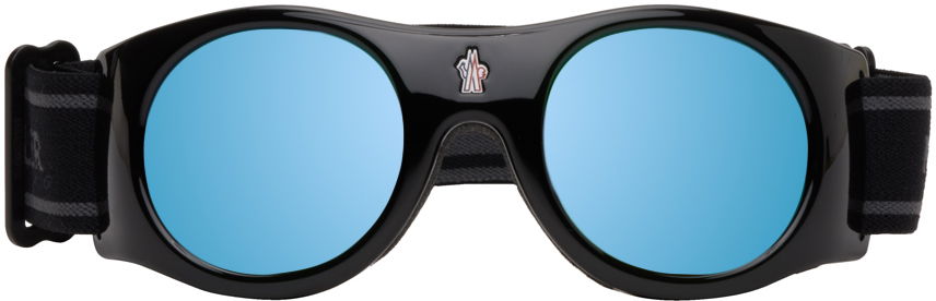 Solbriller Moncler Black Ski Goggles Sort | ML0051 889214396402, 0