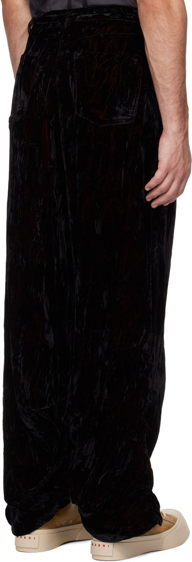 Bukser Collina Strada Collina Strada Dante Velvet Trousers Sort | XX6021, 2