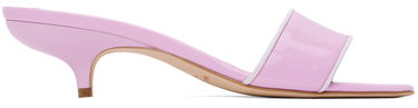 Tilbehør Manolo Blahnik Manolo Blahnik Helamu Kitten Heel Mules Lyserød | 224-1599, 0