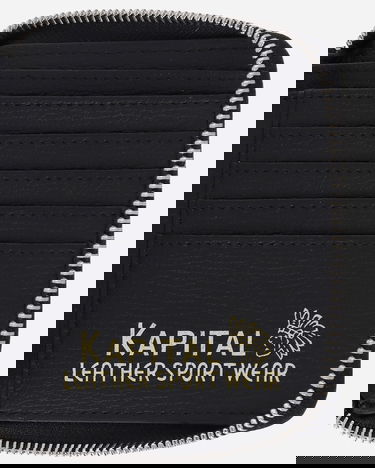 Tegnebog KAPITAL Thumb Up Bone Band Zip Wallet Sort | K2503XG522 BLACK, 5