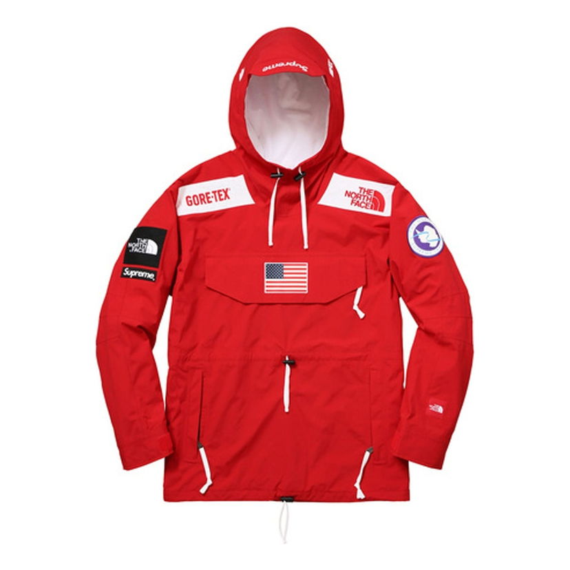 Vindjakke Supreme The North Face Trans Antarctica Expedition Pullover Jacket Rød | SUP-SS17-609