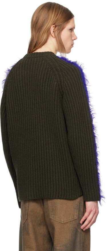 Sweater Diesel K-Tricky Ribbed Knit Sweater Grøn | A16580-0TKAT-5AF, 2