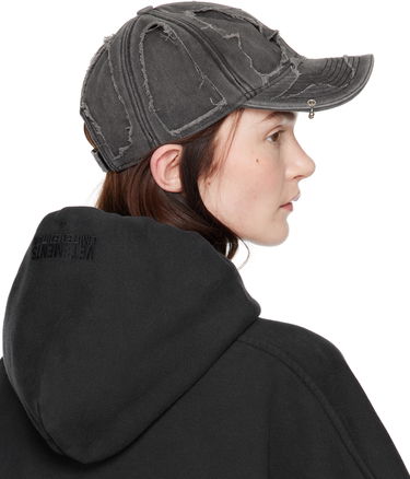 Kasket VETEMENTS Vetements Destroyed Cap Grå | UA66CA160B, 2