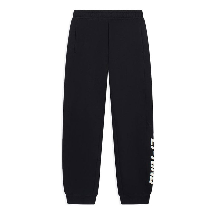 Joggingbukser Li-Ning Logo Sports Sweatpants Sort | AKLT059-2