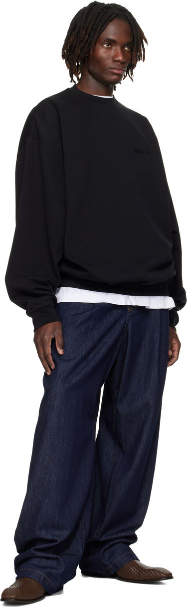 Sweatshirt VETEMENTS VETEMENTS Logo Oversized Sweatshirt Sort | UH76CW100B, 3