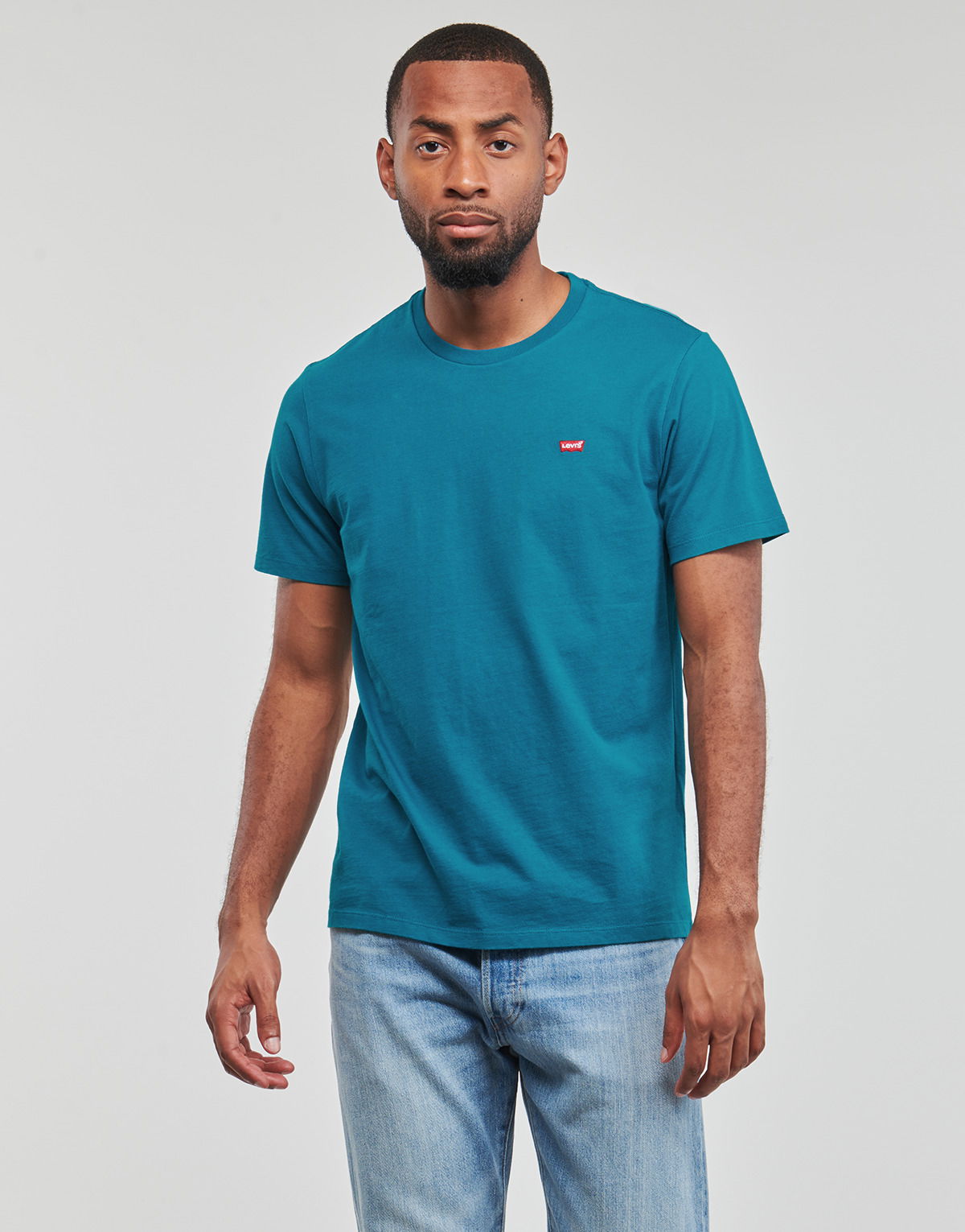 T-shirt Levi's SS ORIGINAL HM TEE Turkis | 56605-0184, 1