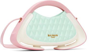 Håndtaske Balmain Small Two-Tone Quilted Jolie Madame Bag Flerfarvet | FN1DA902KPEH, 1