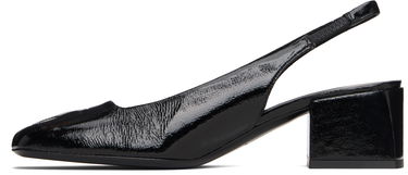 Sneakers og sko Courrèges Courrèges AC Vinyl Slingback Heels Sort | 325SPP039VY0003, 2