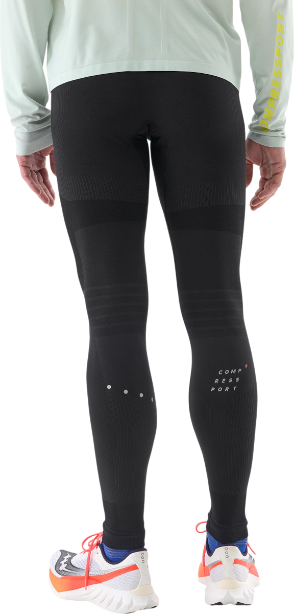 Leggings Compressport Winter Running Legging Sort | atim3249000, 1