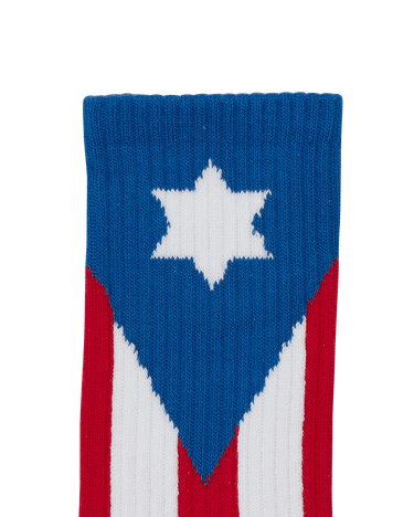 Sokker 4 WORTH DOING Flag Socks Flerfarvet | 4WDFLAGSOCKS REBLUWHI, 2