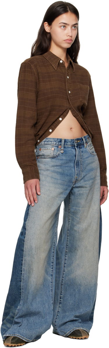 Jeans R13 R13 Insert D'Arcy Loose Jeans Blå | R13WD192-D347A, 3