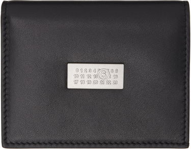 Tegnebog Maison Margiela MM6 Maison Margiela Leather Bifold Wallet Sort | SA5UI0015 P7258, 0