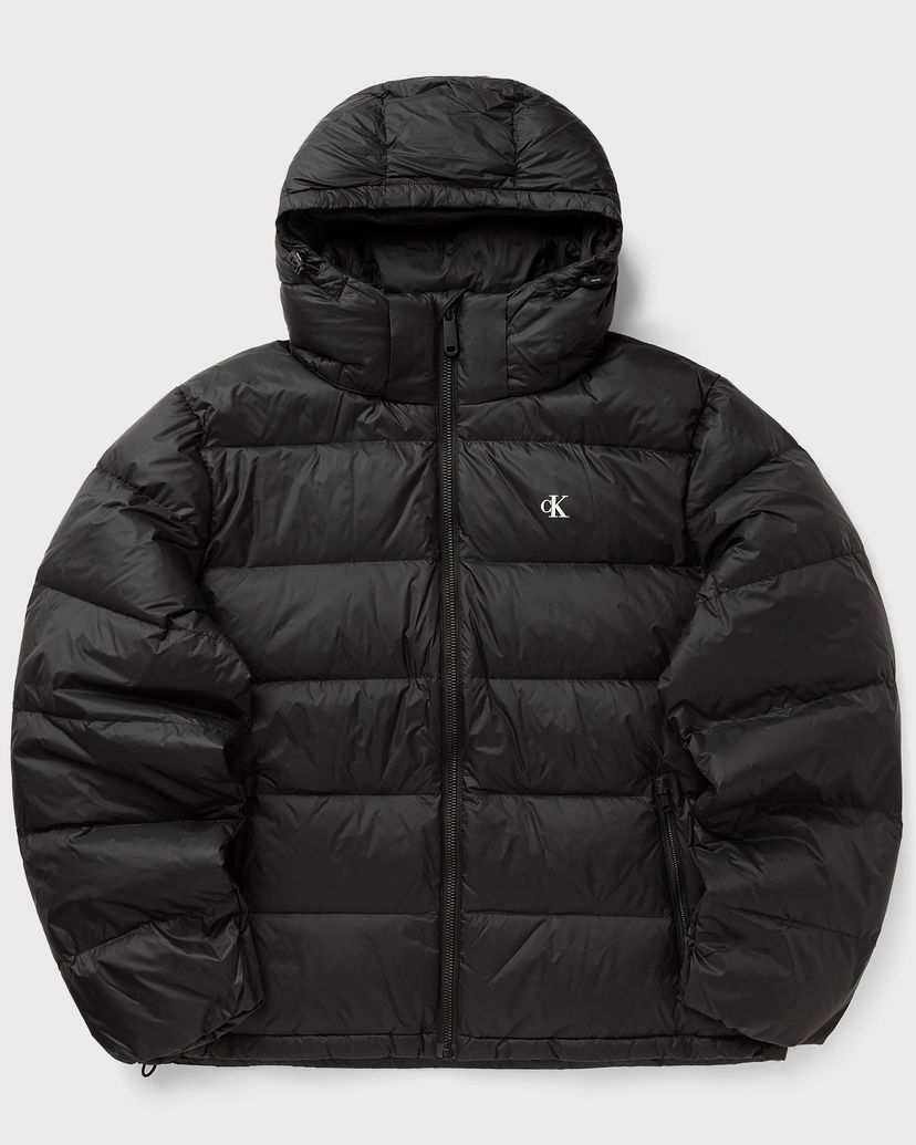 Puffer jakke CALVIN KLEIN Calvin Klein Zip-Off Hood Down Puffer Jacket Sort | LV04RC518GUB1