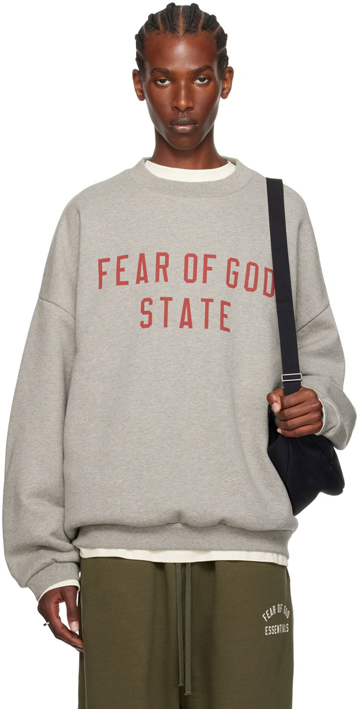 Sweatshirt Fear of God Crewneck Sweatshirt Grå | 192BT246261F