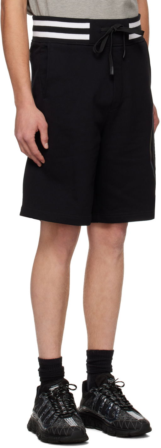 Shorts Versace V-Emblem Shorts Sort | E73GADG01 ECF00G, 1