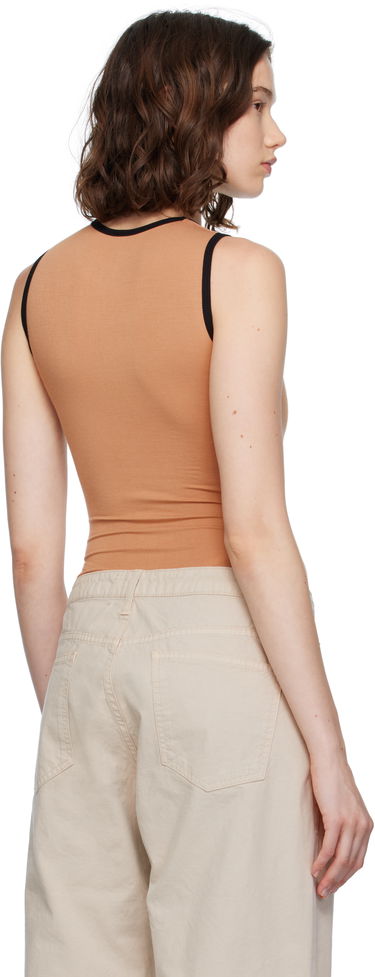 Krop Baserange Baserange Alloy Sleeveless Bodysuit Beige | BSAL-BA-AU25, 2