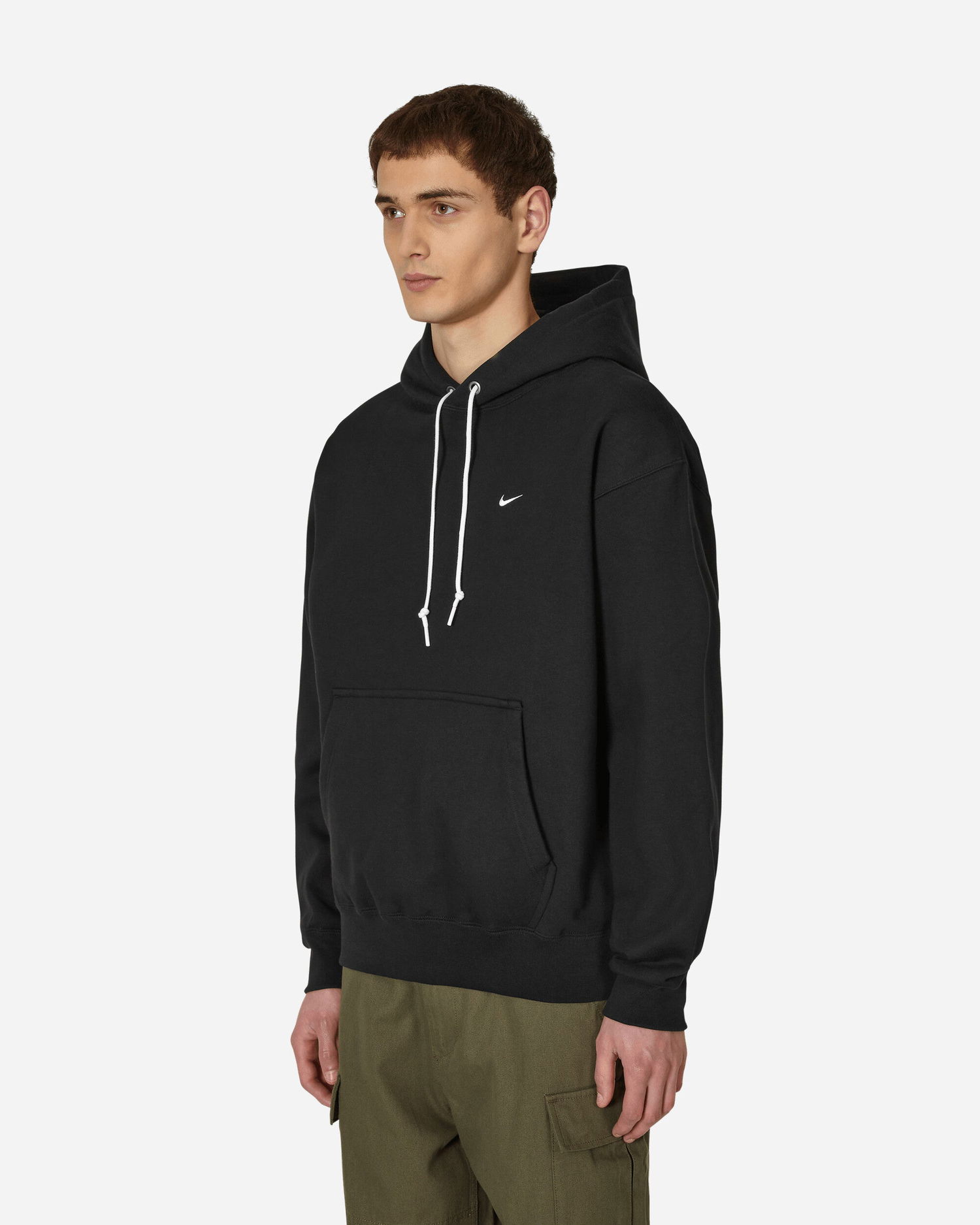 Sweatshirt Nike Solo Swoosh Hooded Sweatshirt Sort | DX1355-010, 1