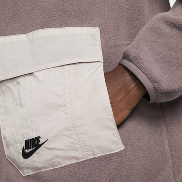 Sweatshirt Nike Sportswear Utility 1/2-Zip Fleece Top Lilla | fd1181-291, 4