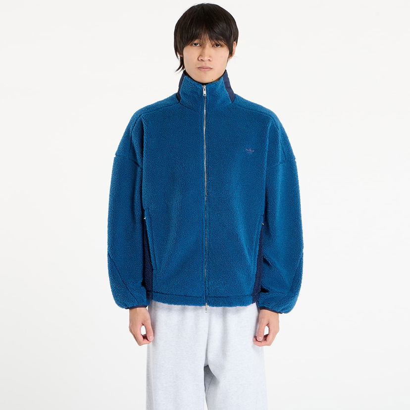 Jakke adidas Originals Adams Blvd Fleece Jacket Blå | JX6148