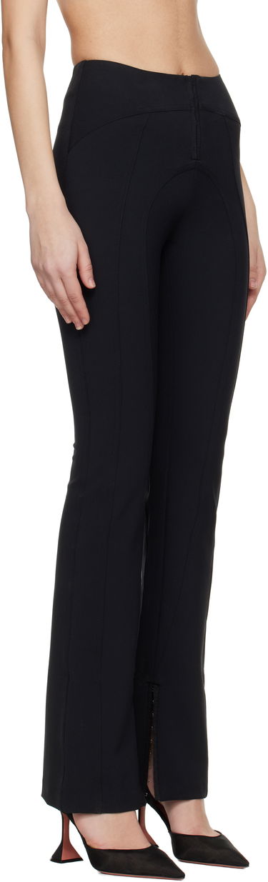 Bukser GUIZIO Guizio Aurora Hook-Front Flare Trousers Sort | F23207W015, 1