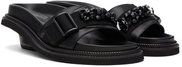 Tilbehør Simone Rocha Simone Rocha Embellished Slides Sort | LH11B 0766, 3