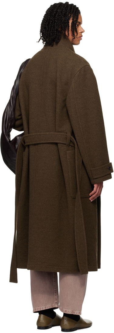 Trenchcoat LEMAIRE LEMAIRE Men's Wrap Coat Grøn | CO1090 LF1117, 2
