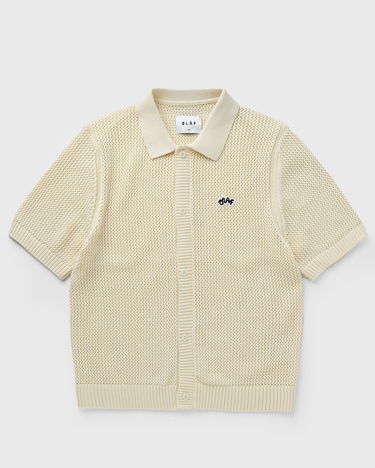 Polo skjorte ØLÅF Knit Polo Shirt Beige | M210701-LIGHTBUTTERMILK, 0