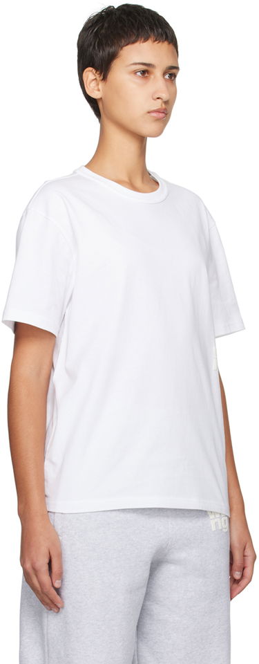 T-shirt Alexander Wang Puff Logo T-Shirt Hvid | 4CC3221357, 1