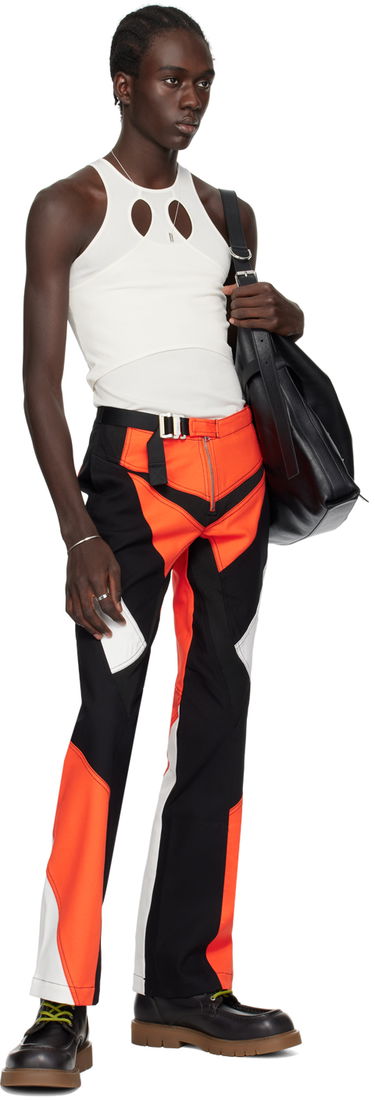 Cargo bukser Dion Lee Panel Moto Trousers Orange | C2127S23, 3