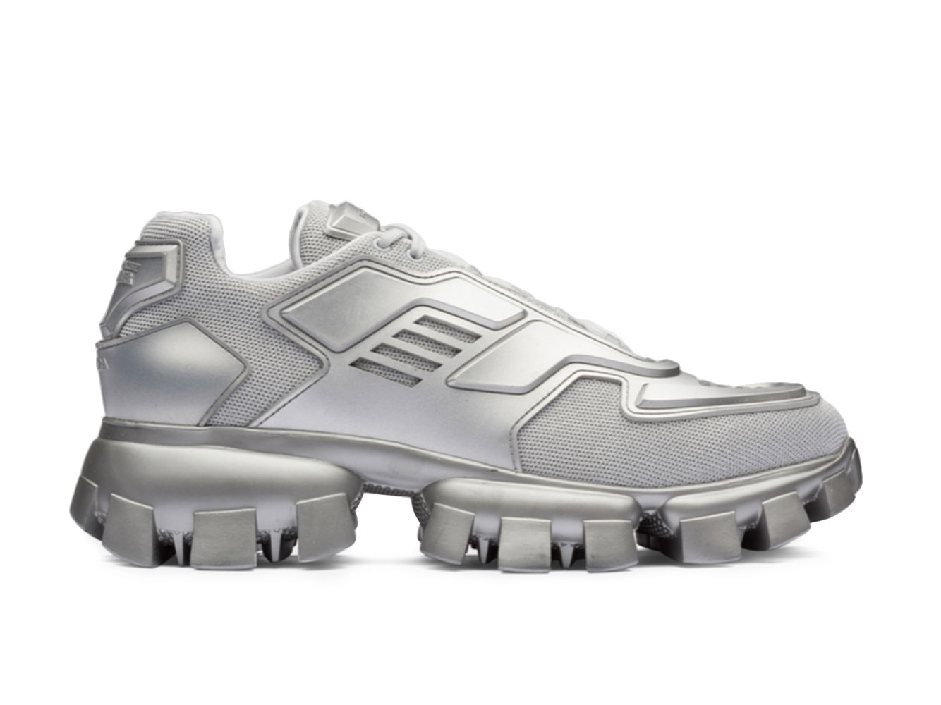 Sneakers og sko Prada Cloudbust Thunder Technical Fabric 'Silver' Metalisk | 2EG293_3KZU_F0118, 0