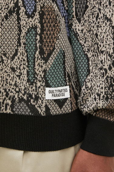 Polo skjorte WACKO MARIA Knit Polo Grå | 24FW-WMK-KN14, 3