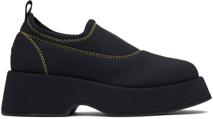Sneakers og sko GANNI GANNI Retro Flatform Loafers Sort | S1948