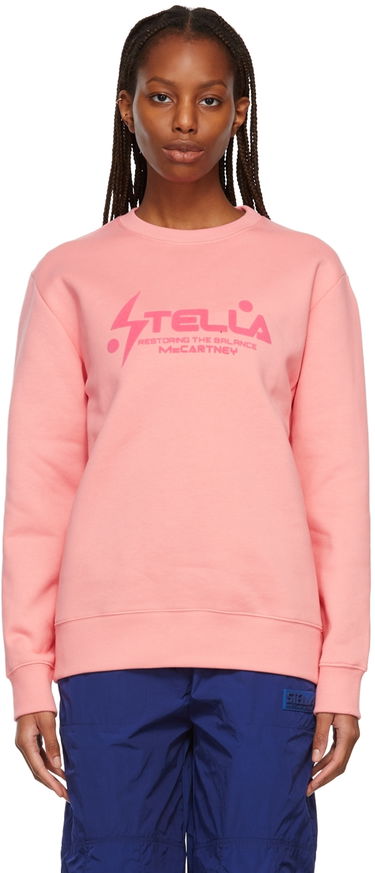 Sweatshirt Stella McCartney Logo Sweatshirt Lyserød | 601847SNP10, 0