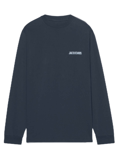 Sweatshirt Jacquemus Le Gelo Pool Logo Mørkeblå | 225JS073-2003 3BE