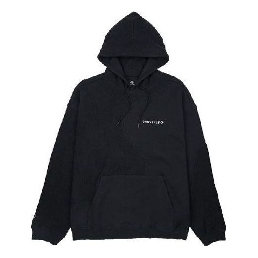 Sweatshirt Converse Dynamic Blocking Pullover Hoodie Sort | 10025234-A01