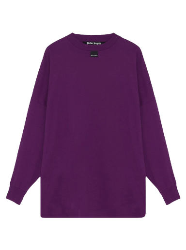 T-shirt Palm Angels Blurry Logo Over Tee Lilla | PMAB001F21JER0013710