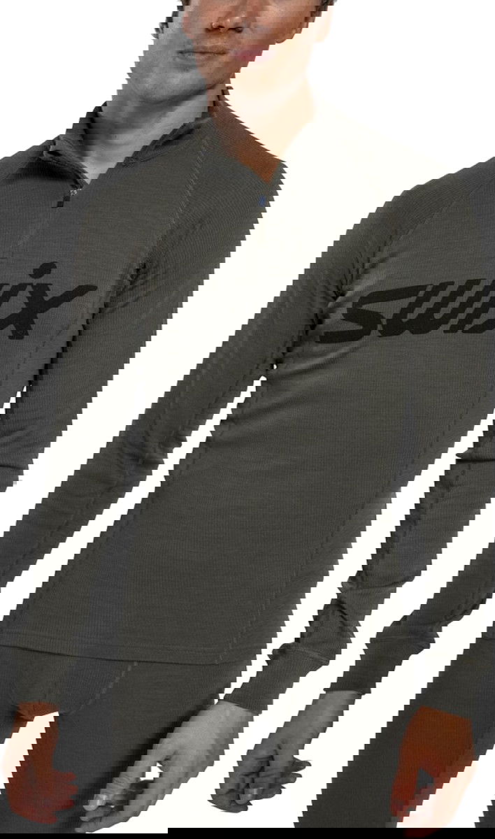 T-shirt SWIX Swix RaceX Merino Half Zip Top Grøn | 10120-23-48100
