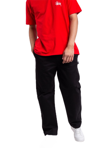Bukser Stüssy Brushed Beach Pant Sort | 116553