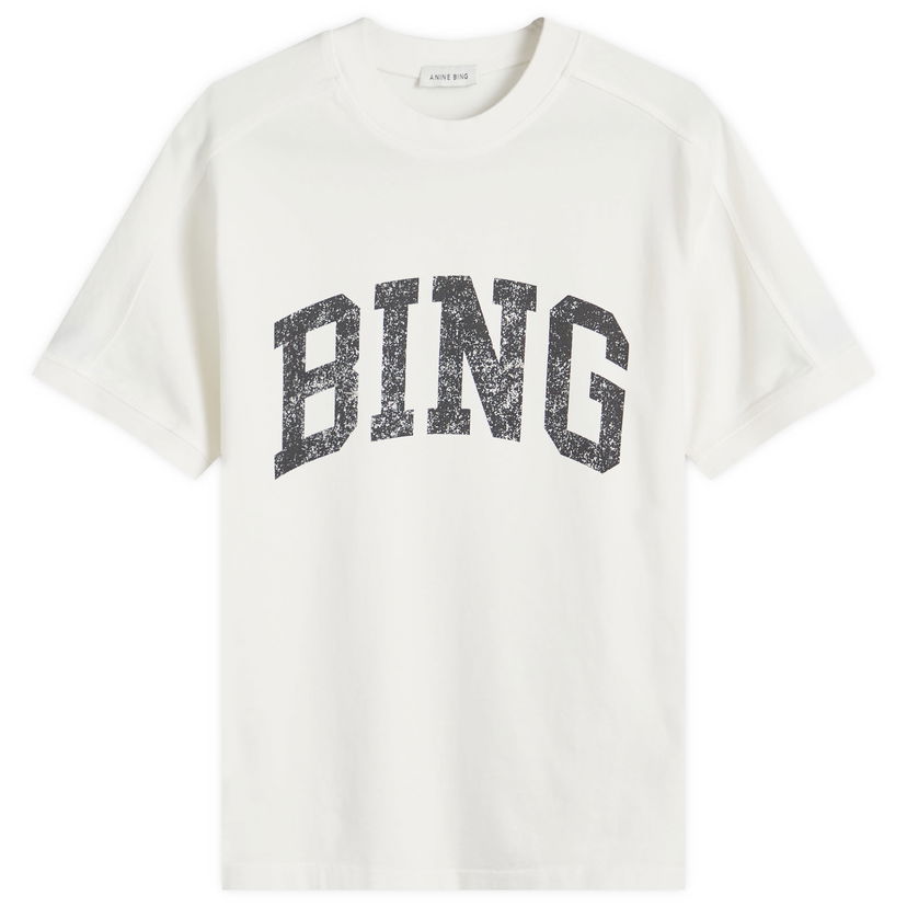 T-shirt Anine Bing Jaylin Ivory T-shirt Hvid | A-08-10092-IVY1