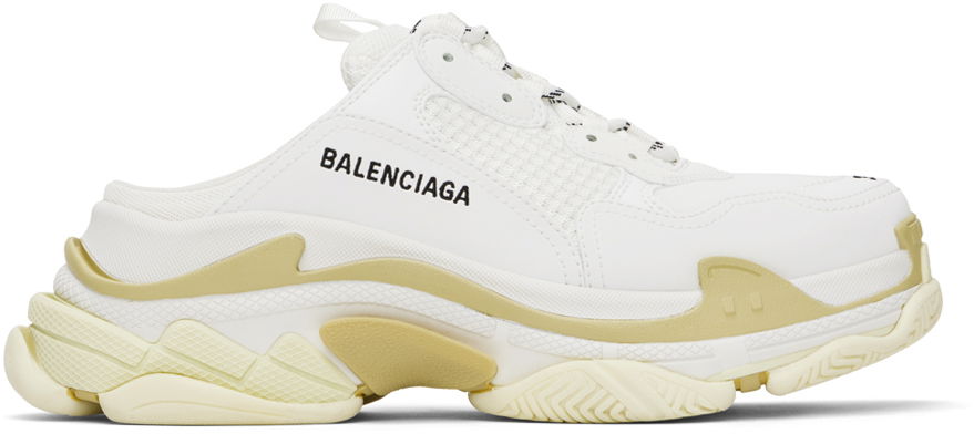 Sneakers og sko Balenciaga Triple S "White" Hvid | 755687-W3SM2-9097, 0