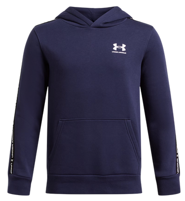 Sweatshirt Under Armour Under Armour B Icon Fleece Taping Hoodie Mørkeblå | 1390293-410, 0