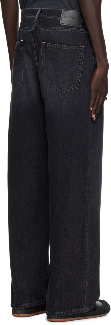 Jeans Acne Studios Acne Studios Faded Loose-Fit Jeans Sort | C00090-, 2