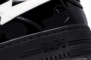 Sneakers og sko BAPE Bape Sta #2 Black/White Sort | 0ZXSHM191302M-BLK, 5