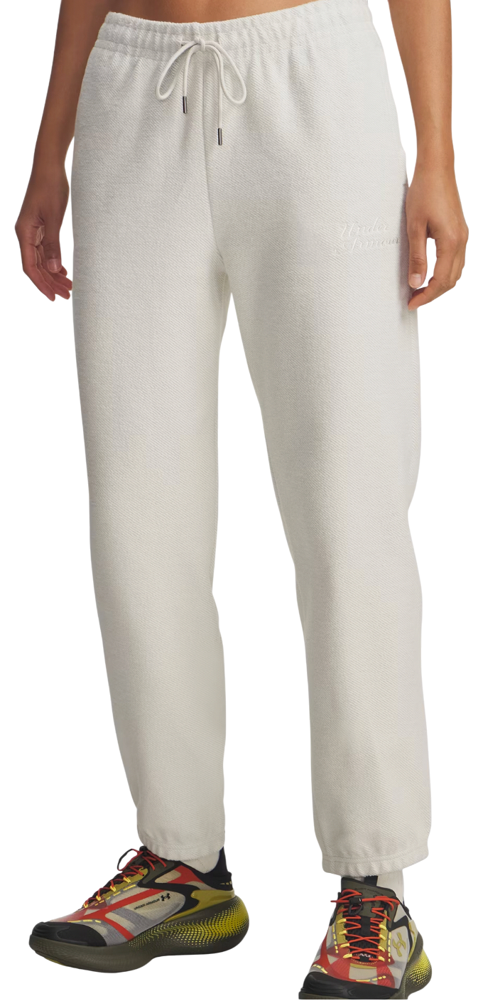 Joggingbukser Under Armour Icon Terry Varsity Jogger Beige | 6004858-110, 0