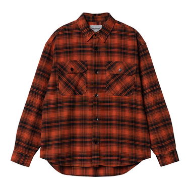 Skjorte Carhartt WIP L/S Krenz Shirt Rød | I032271.1P9XX, 1