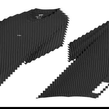 T-shirt Satisfy Auralite Pleated T-Shirt Sort | 21021-BK-SA, 1