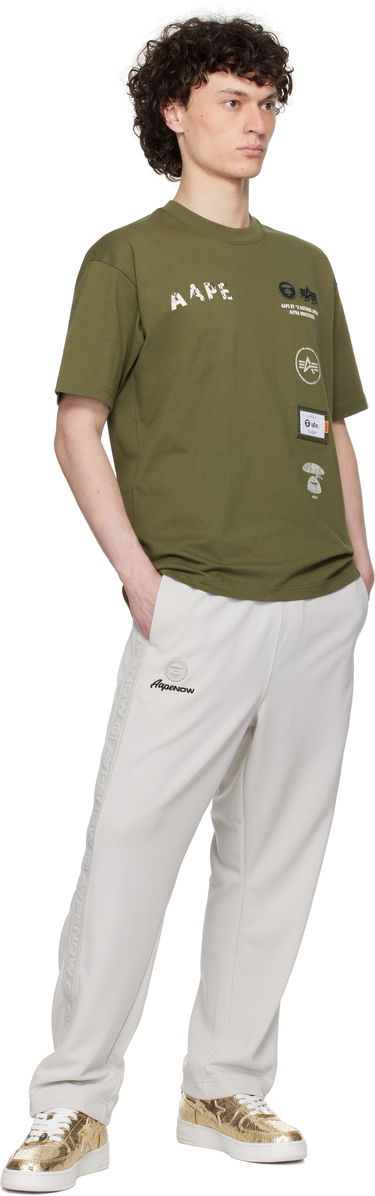 T-shirt AAPE by A Bathing Ape AAPE by A Bathing Ape Alpha Industries Edition 'Universe' T-Shirt Grøn | AAPTEM9712XXNKHD, 3