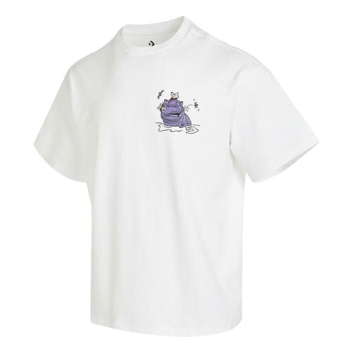 T-shirt Converse Swamp Pals Graphic T-Shirt Hvid | 10025440-A02