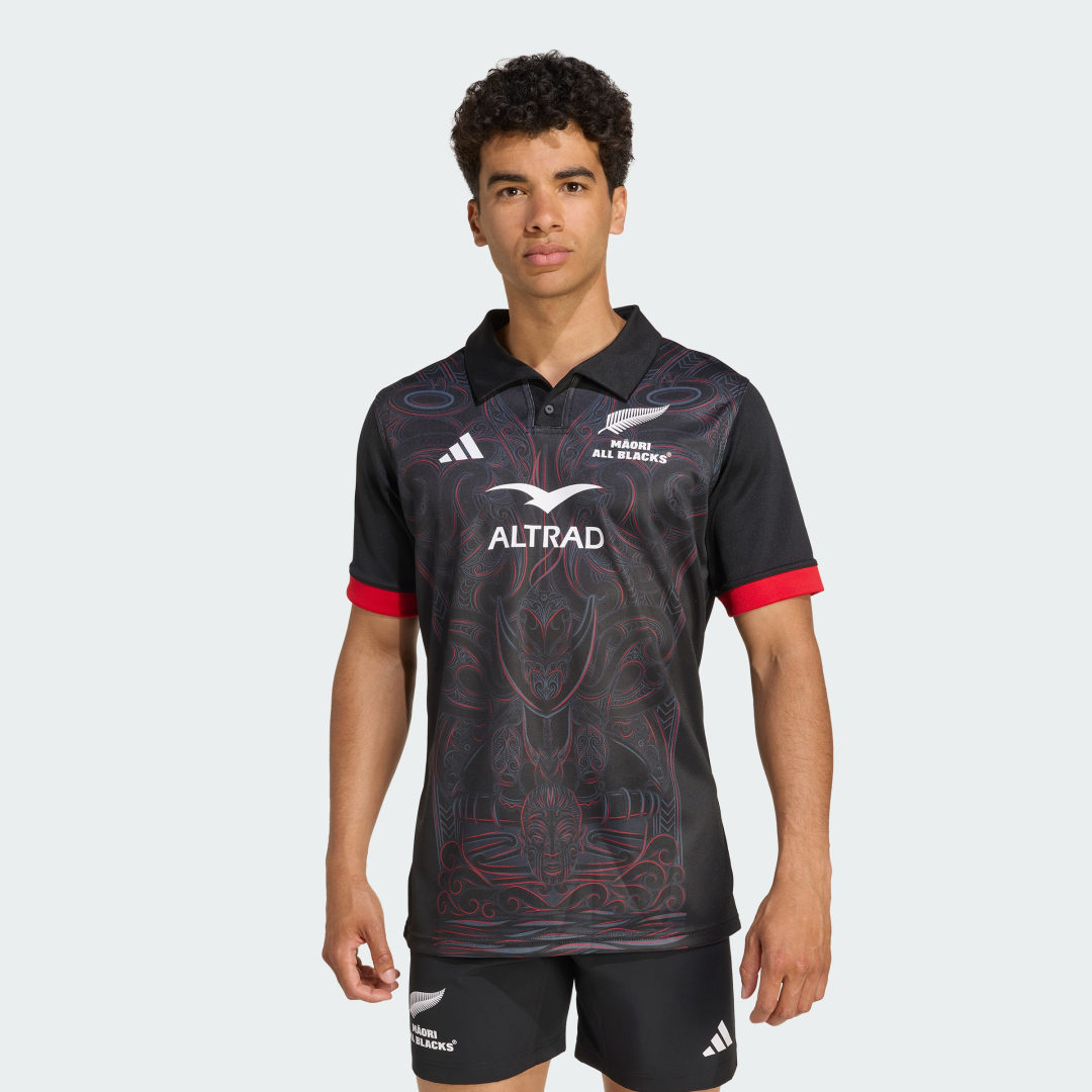 Polo skjorte adidas Performance Māori All Blacks Home Polo Jersey Sort | JM0154, 0